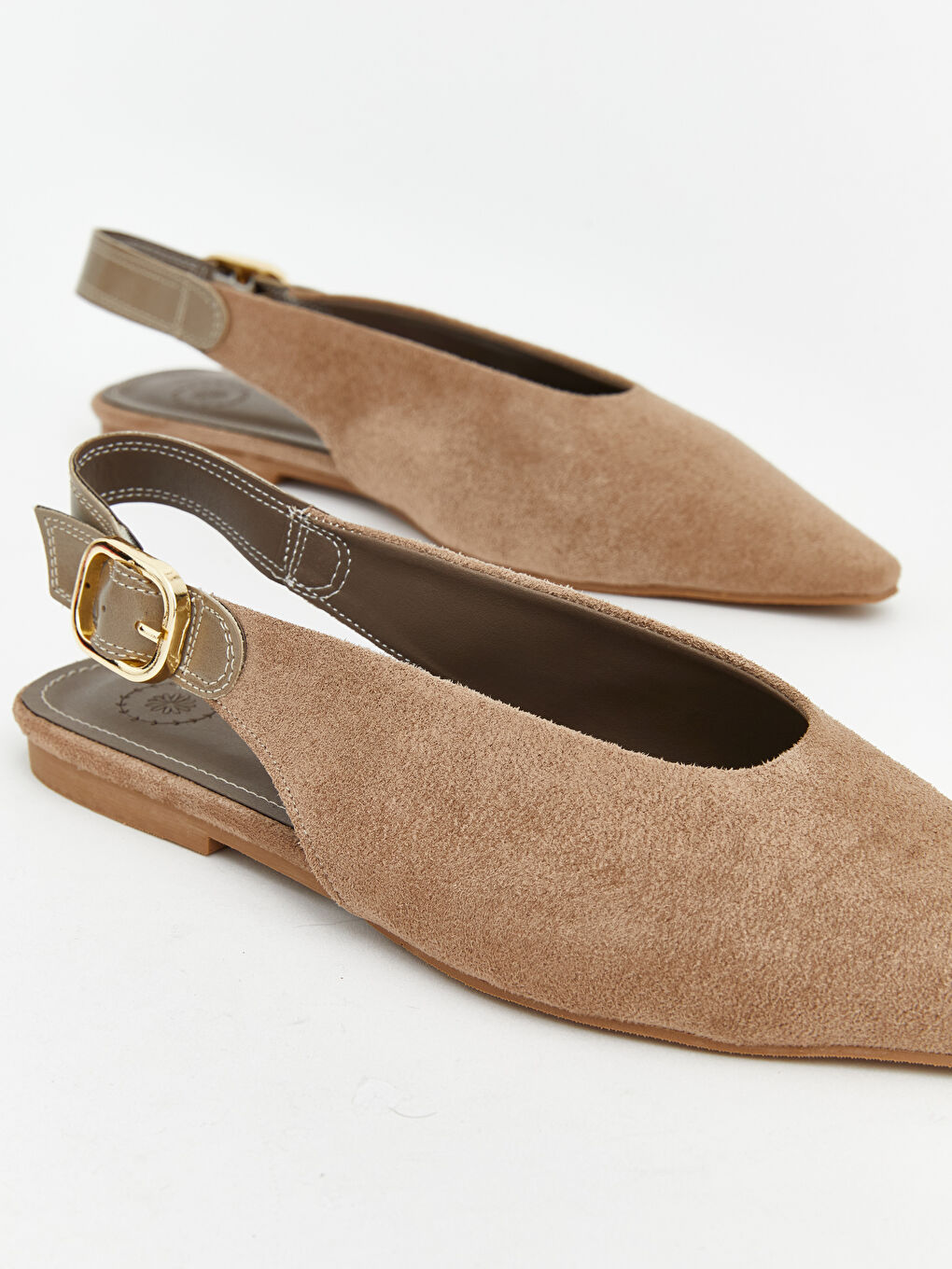 Bej Sivri Burun Kadın Babet-2