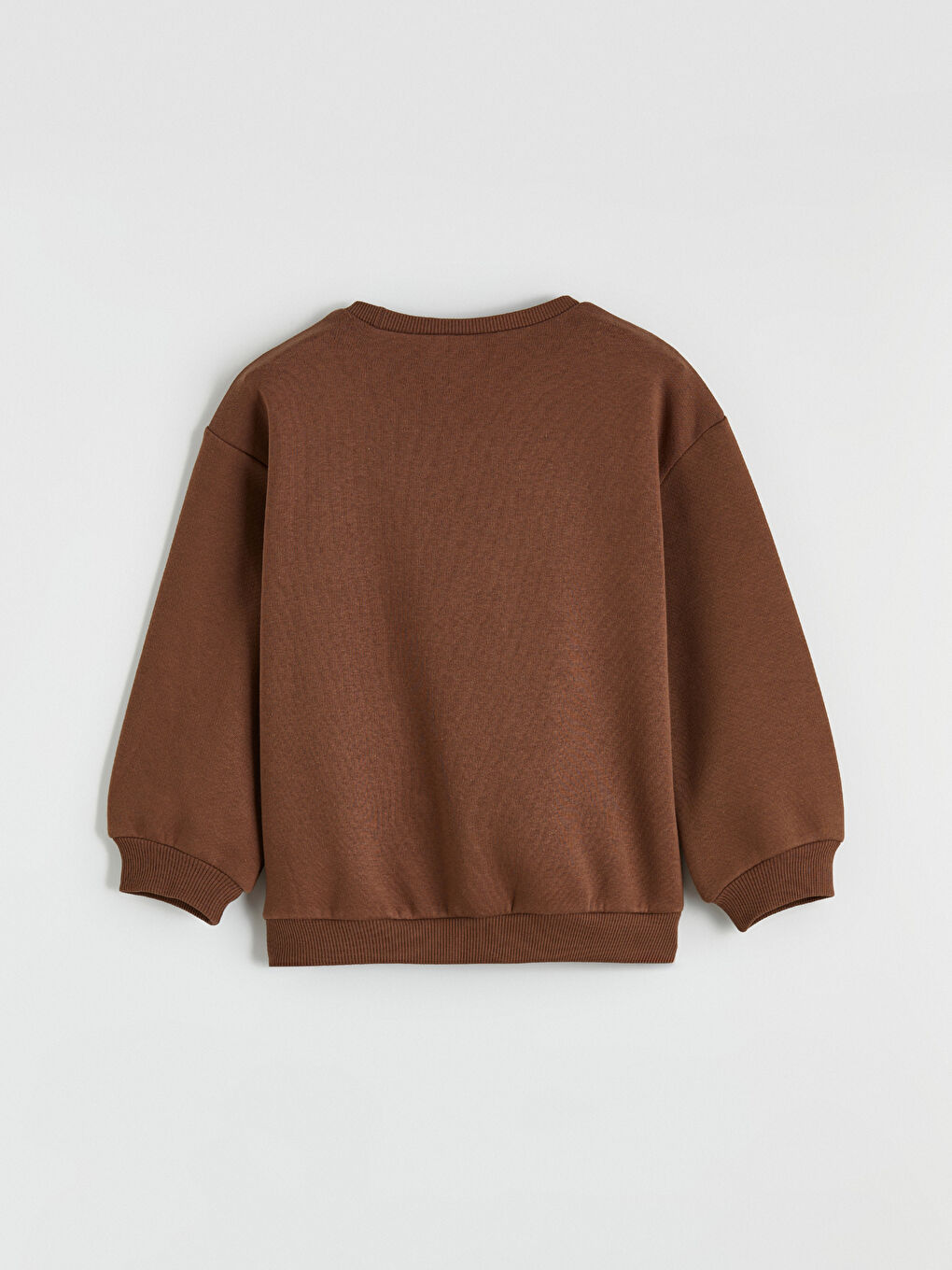 Kahverengi Miffy Baskılı Kız Çocuk Kalın Sweatshirt-3