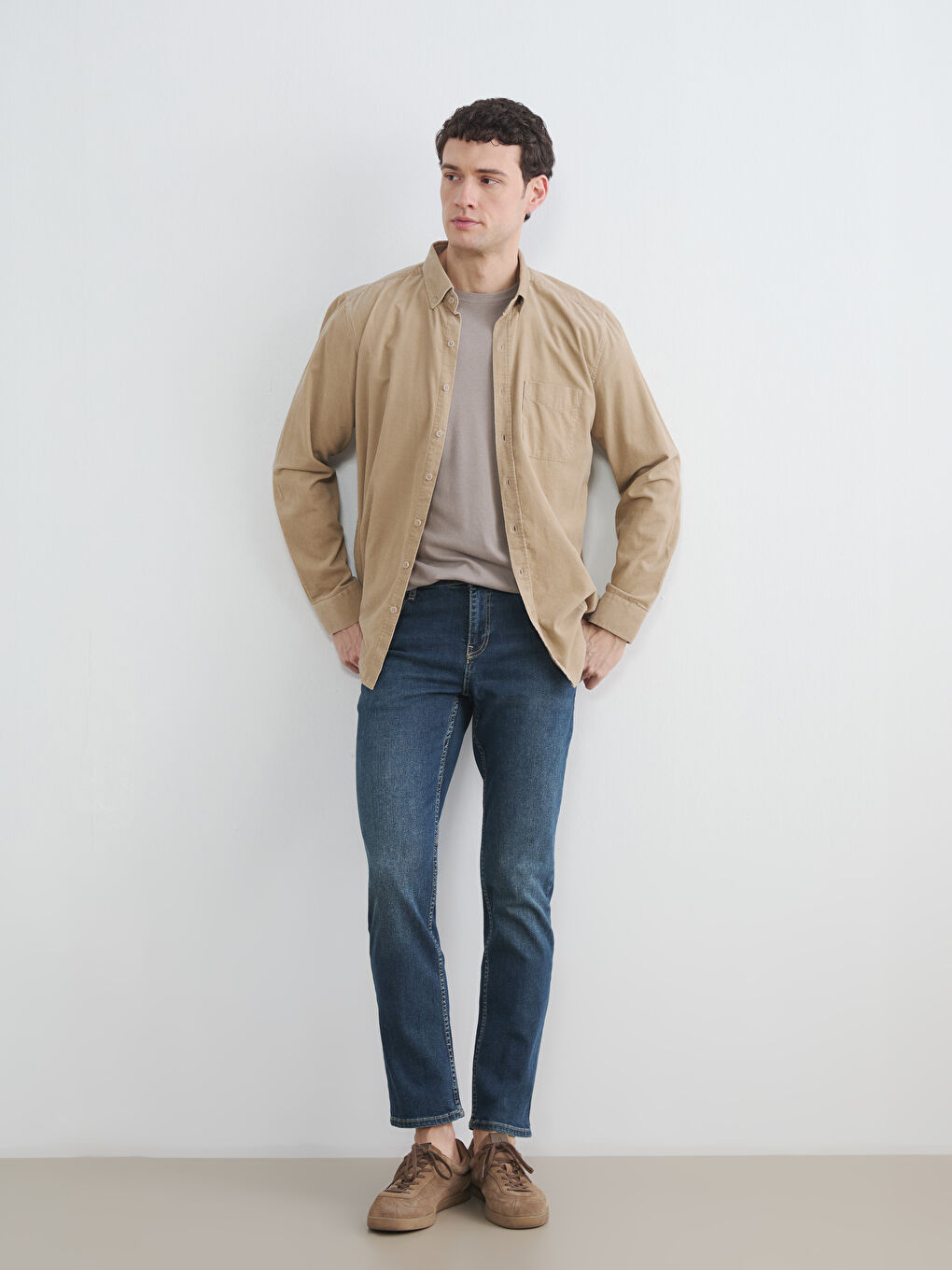 Yeşil 779 Regular Fit Erkek Jean Pantolon