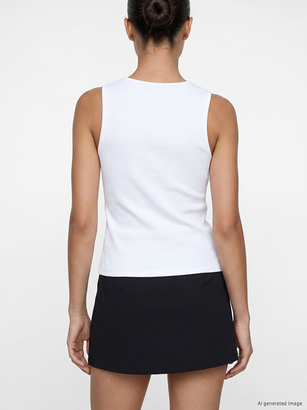 Crew Neck Women's Athletic Tank Top-3