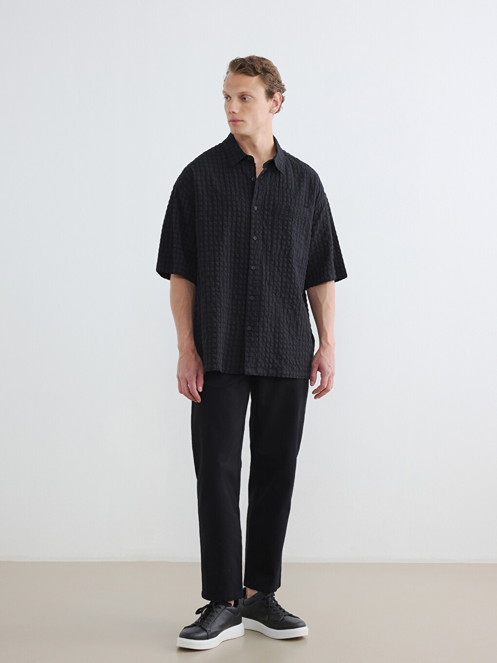 Standard Fit Gabardine Men's Trousers