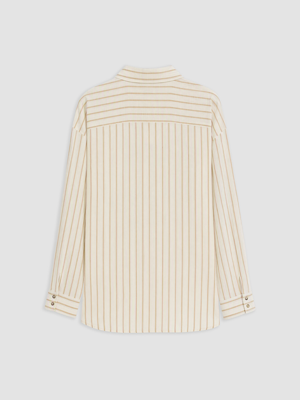 Striped Muslin Women's Shirt-1