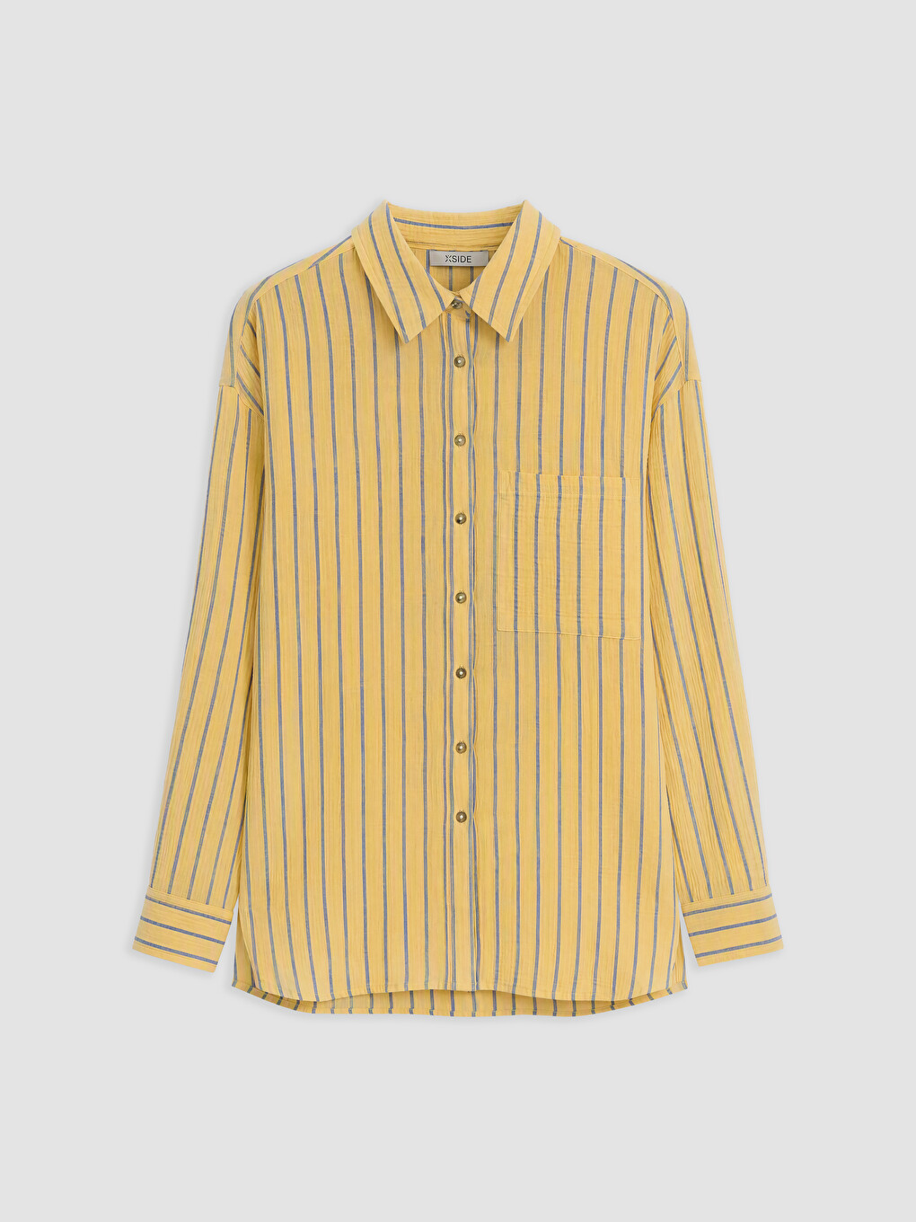 Striped Muslin Women's Shirt