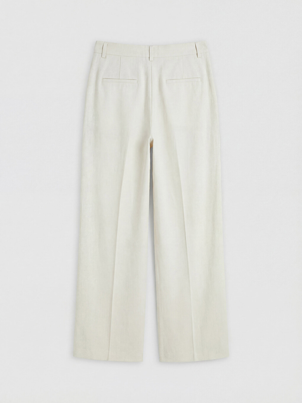 Woman Beige Trousers-4