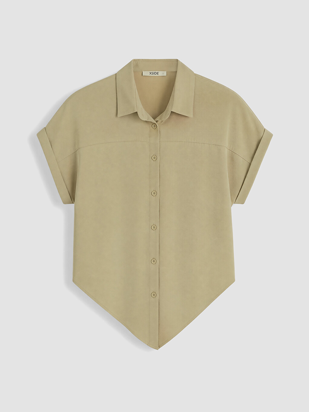 Modal Blend Asymmetric Cut Women's Shirt