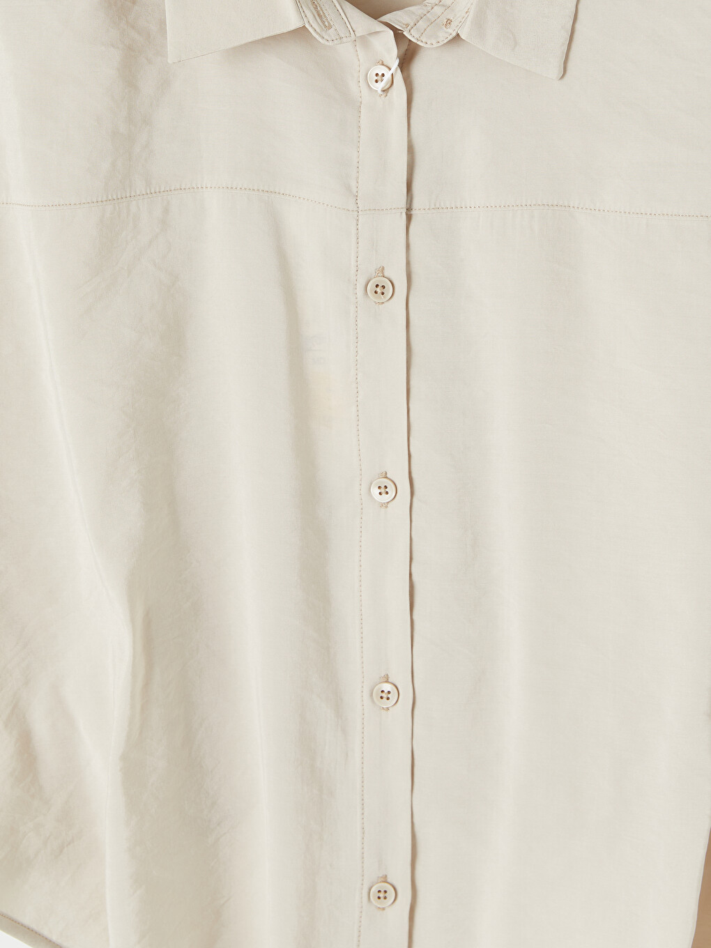 Modal Blend Asymmetric Cut Women's Shirt-6