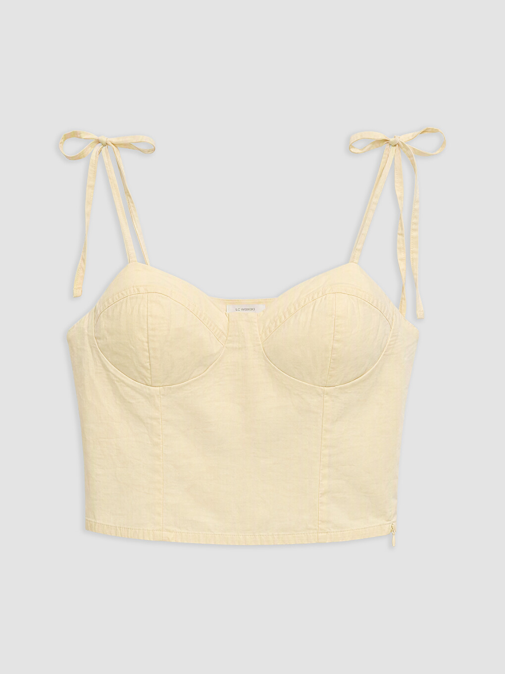Woman Yellow Blouse