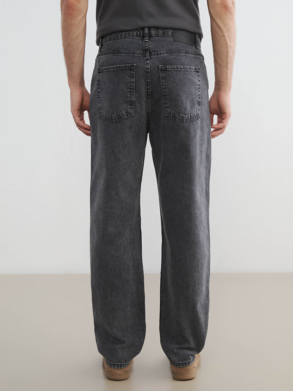 Antrasit 745 Baggy Fit Erkek Jean Pantolon-3