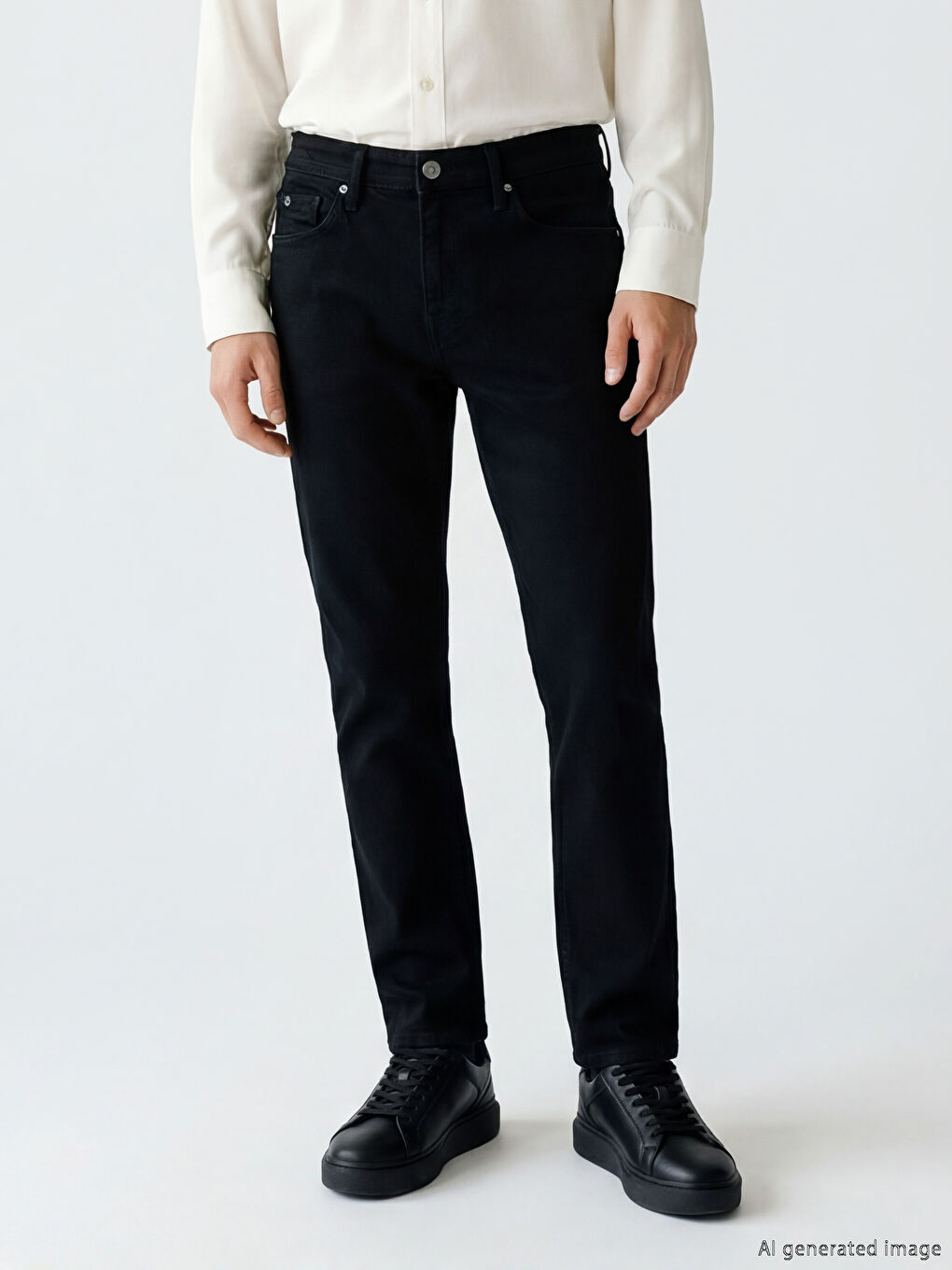 Ерлер қара Джинсы шалбар-1