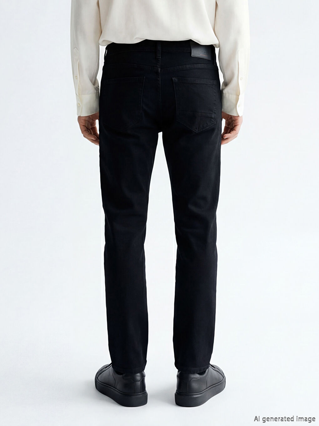 Ерлер қара Джинсы шалбар-2