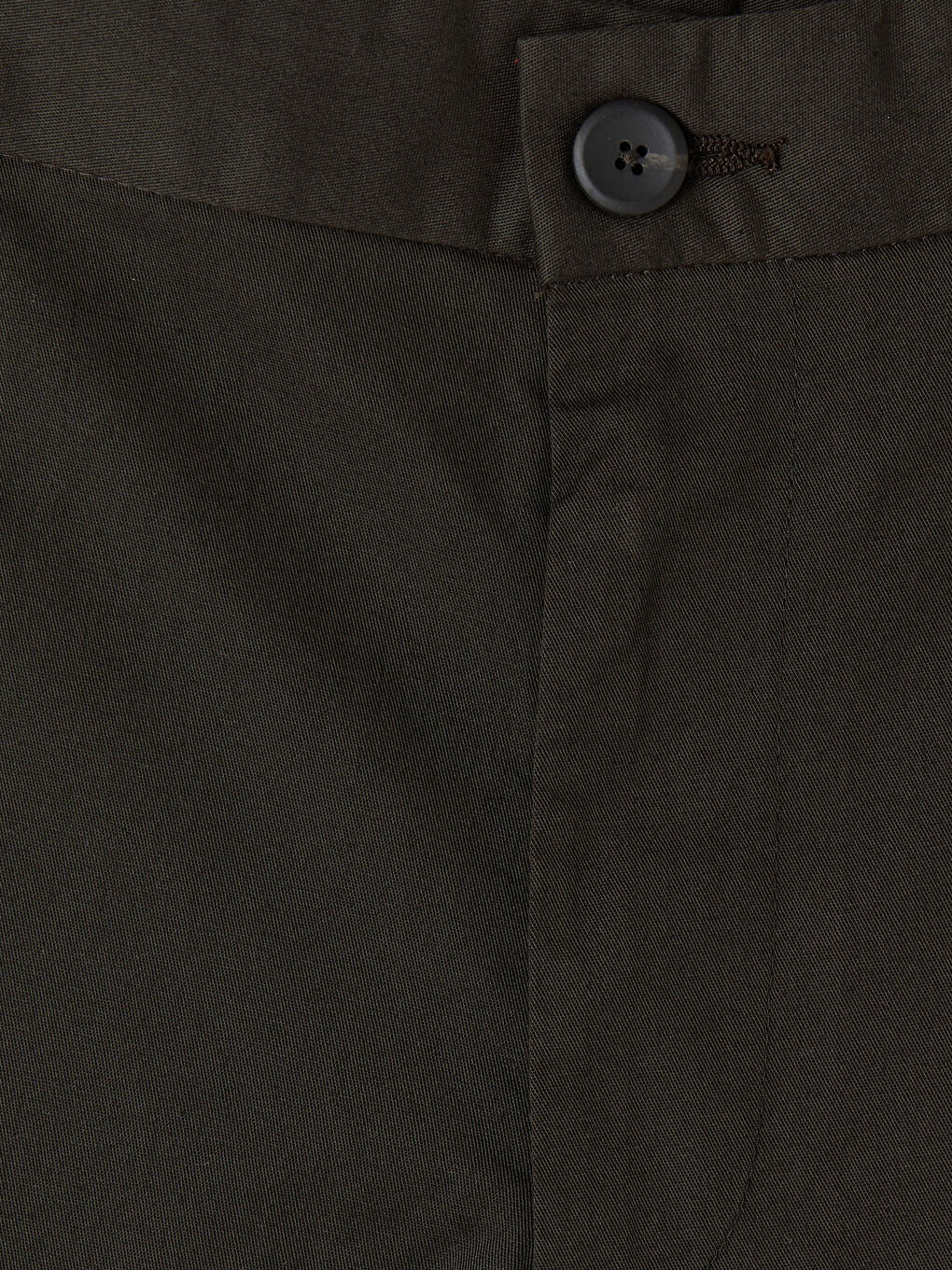 Kahverengi Standart Kalıp Gabardin Erkek Pantolon-3