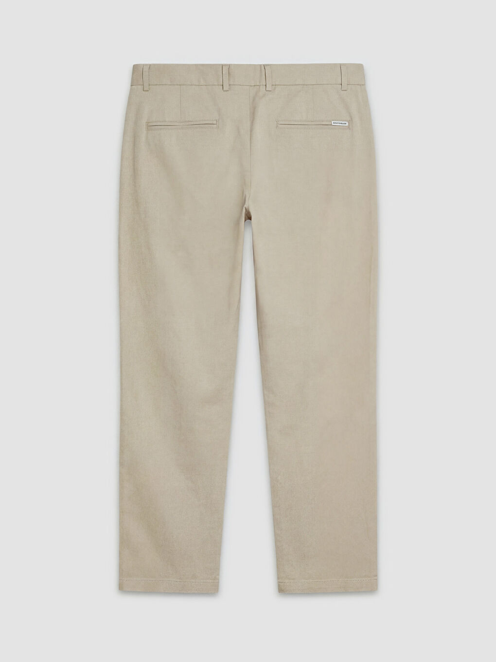 Gri Standart Kalıp Gabardin Erkek Pantolon-1