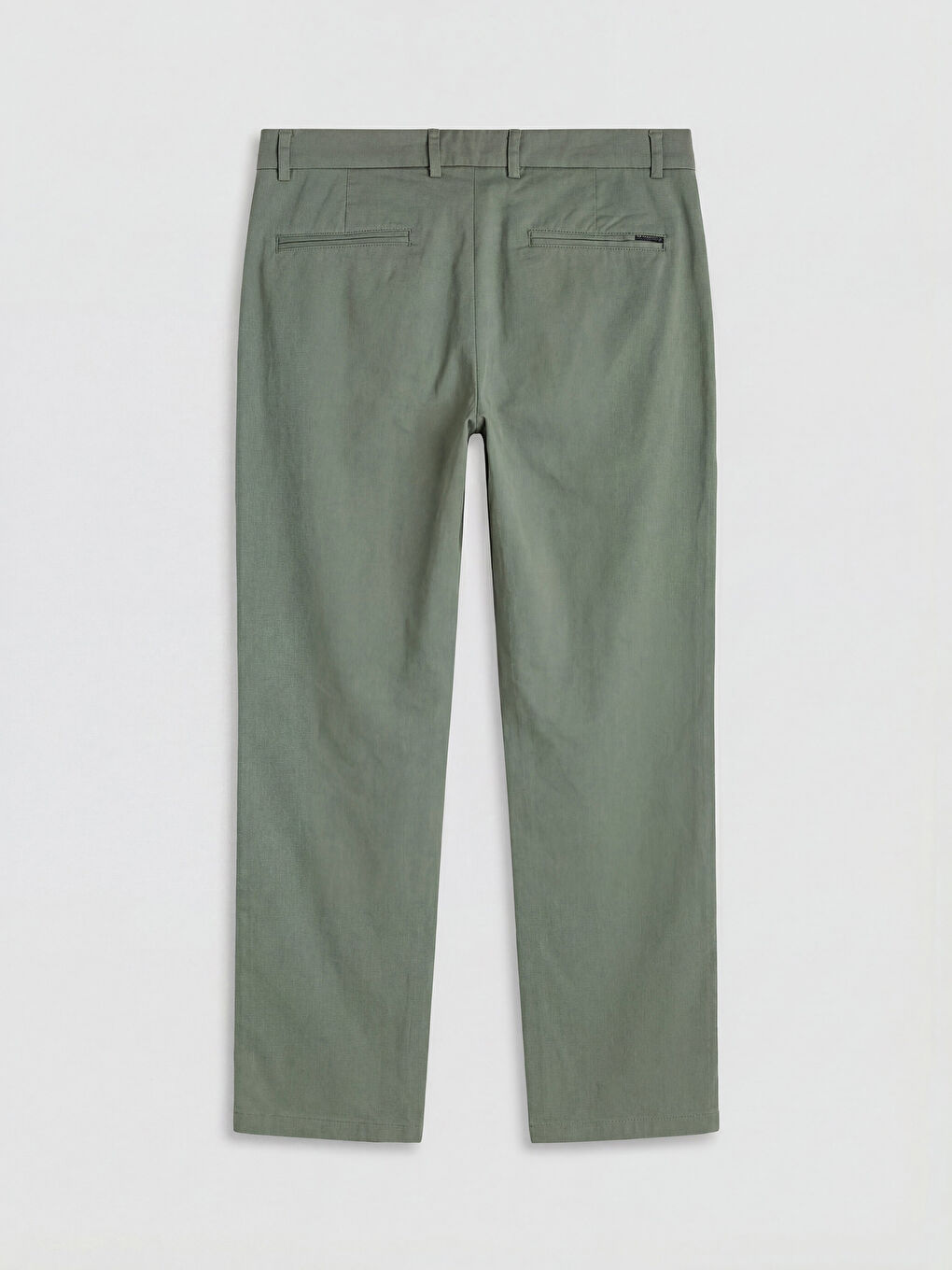 Haki Standart Kalıp Gabardin Erkek Pantolon-1