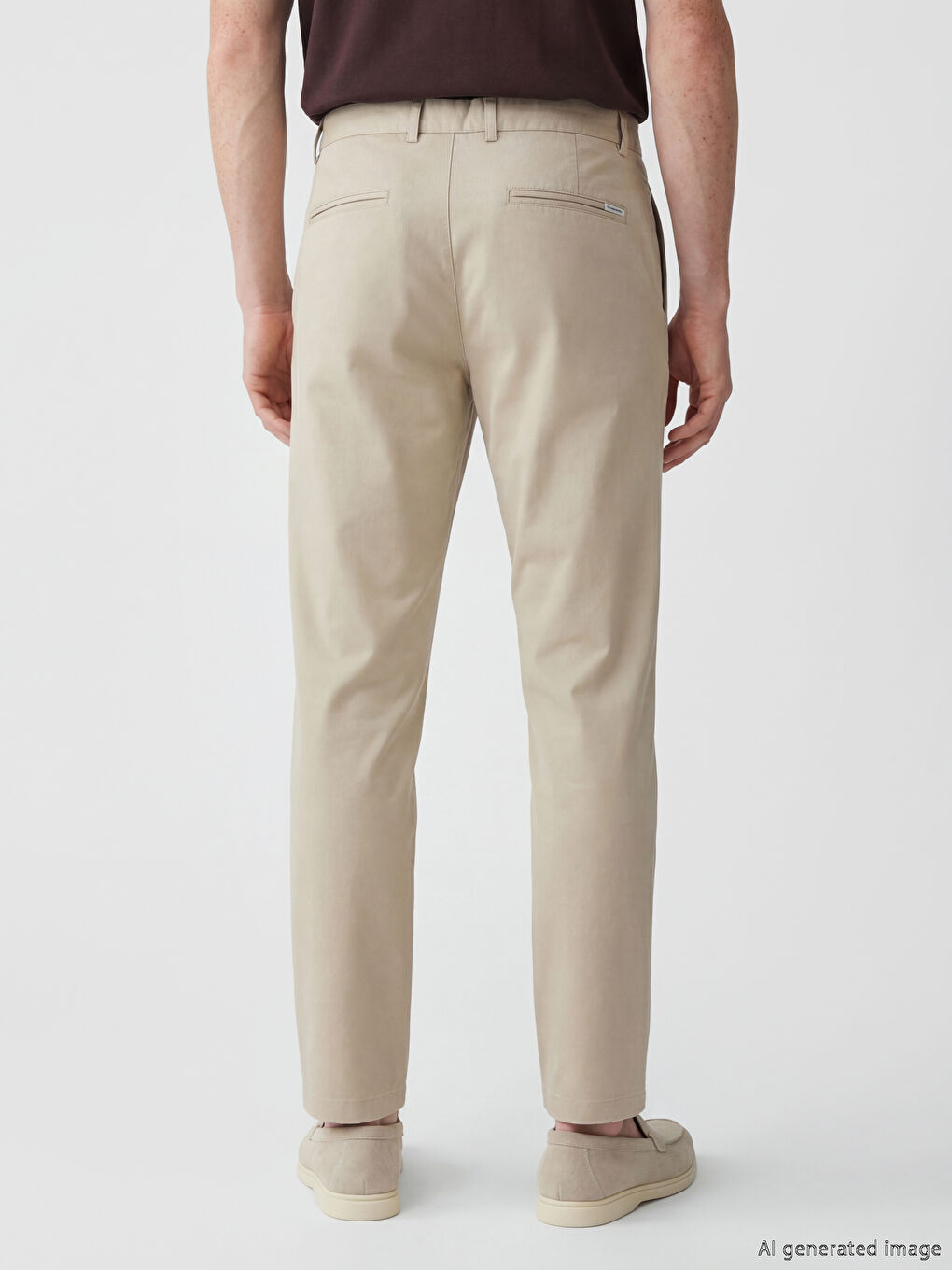 Gri Regular Fit Gabardin Erkek Pantolon-3