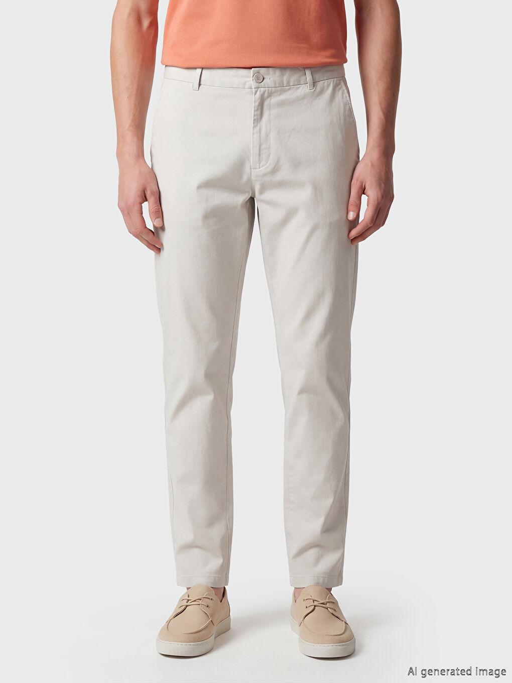 Muške pantalone od gabardina regularnog kroja-1
