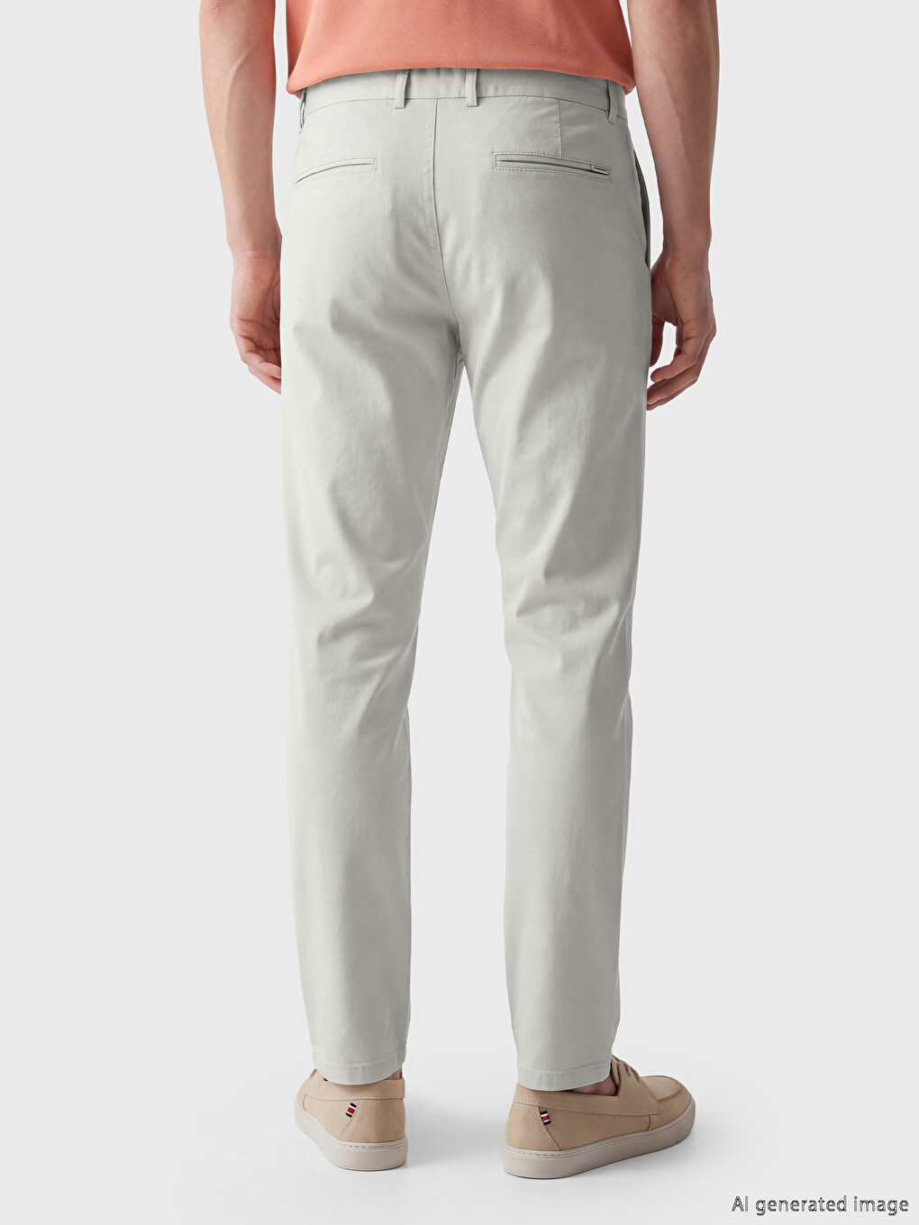 Regular Fit Gabardine Men's Trousers-3