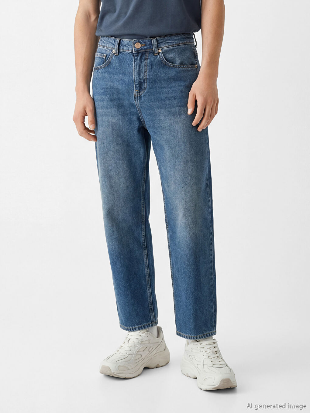 Мужские джинсы супер свободного кроя-1