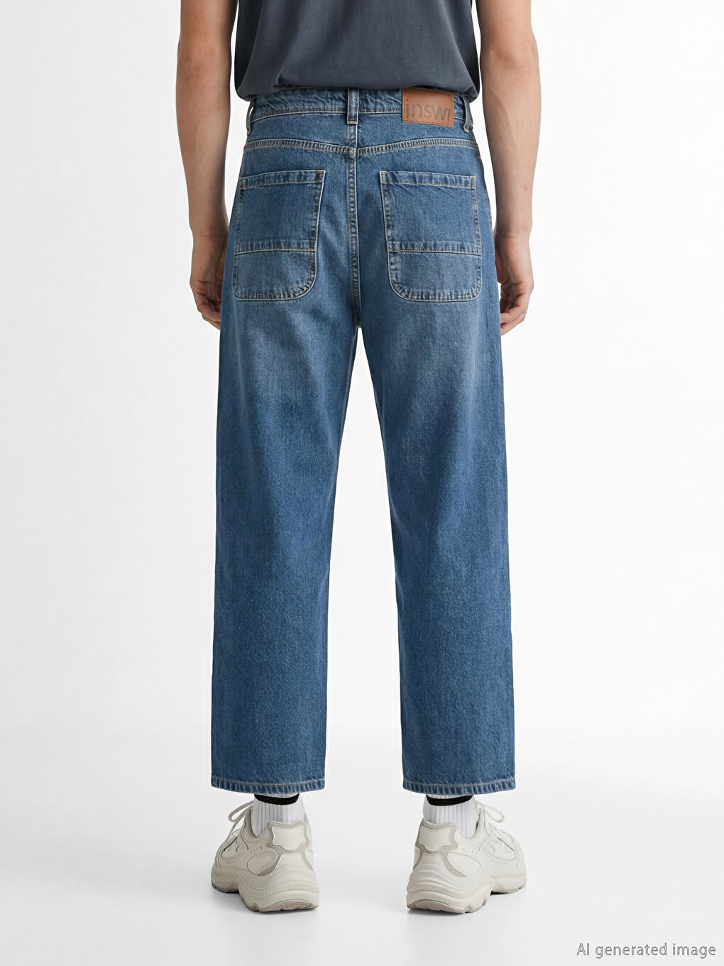 Мужские джинсы супер свободного кроя-2