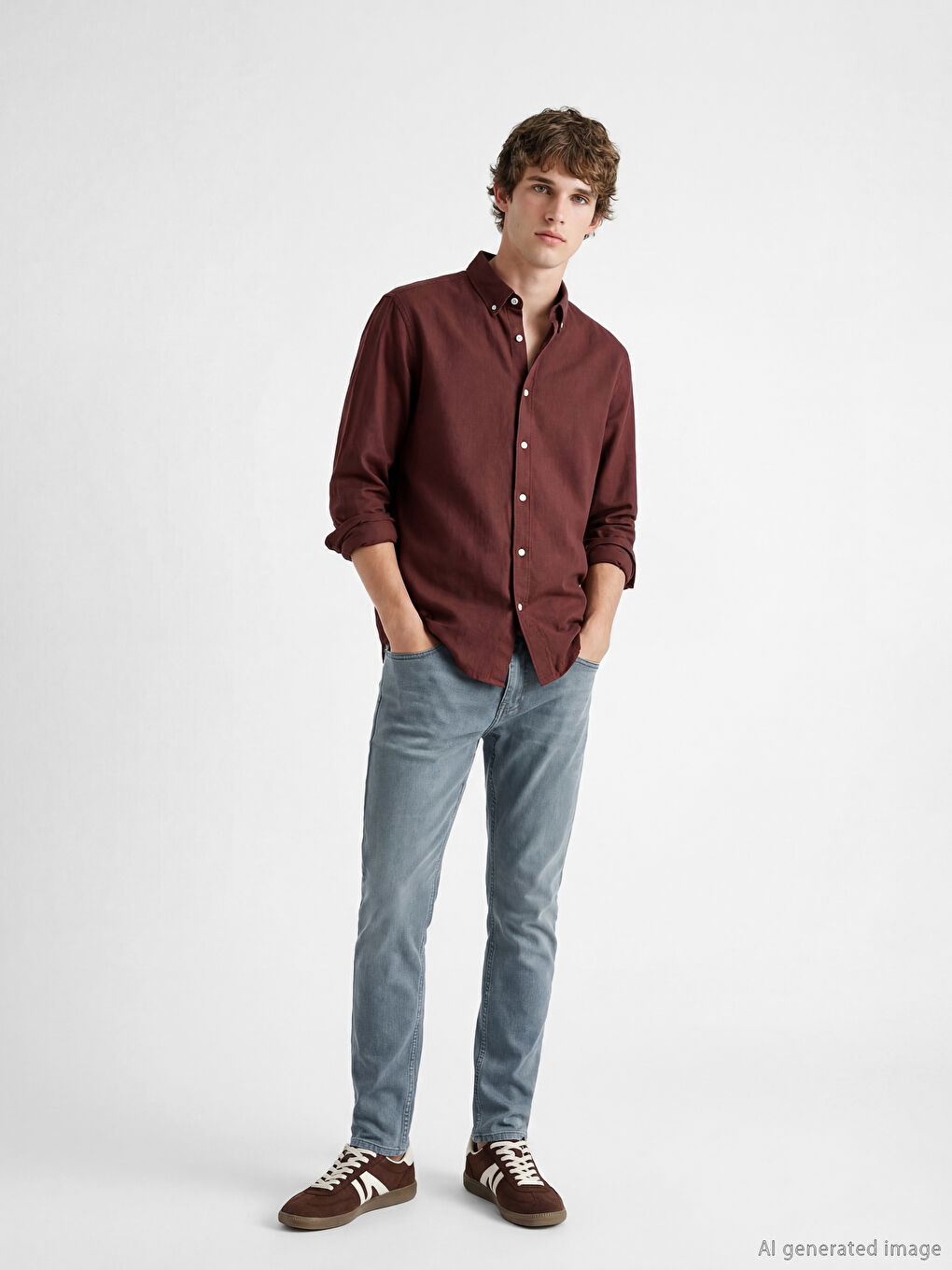 Gri 760 Skinny Fit Erkek Jean Pantolon