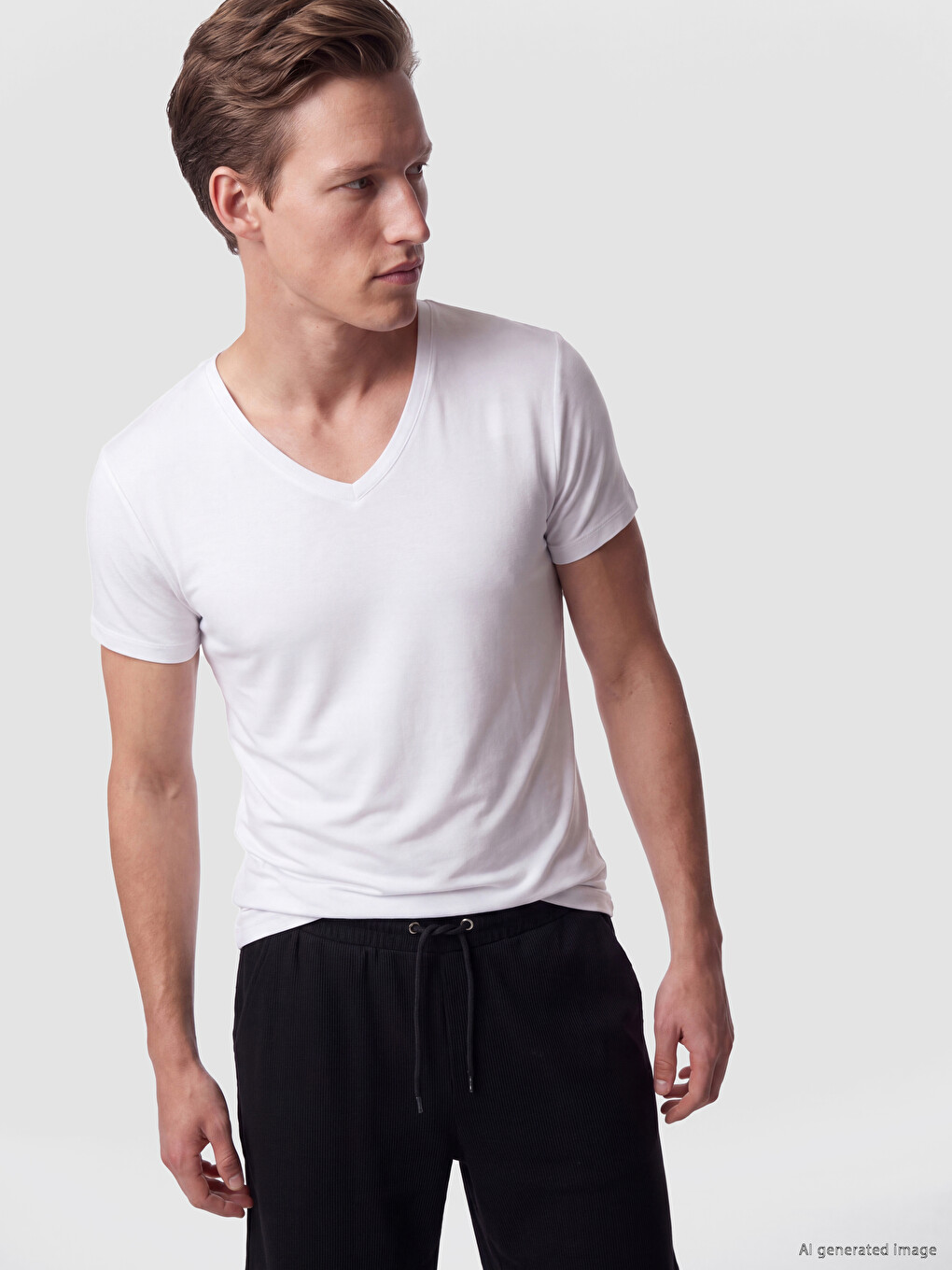 V Neck Jersey Men's Vest