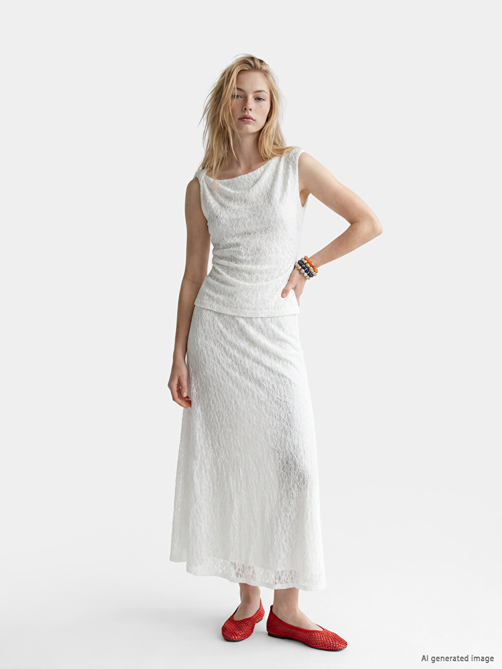 Jupe  Blanc Femme
