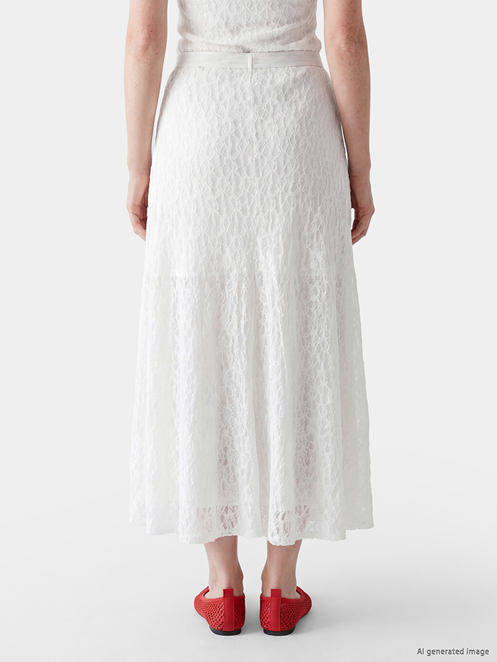 Jupe  Blanc Femme-3