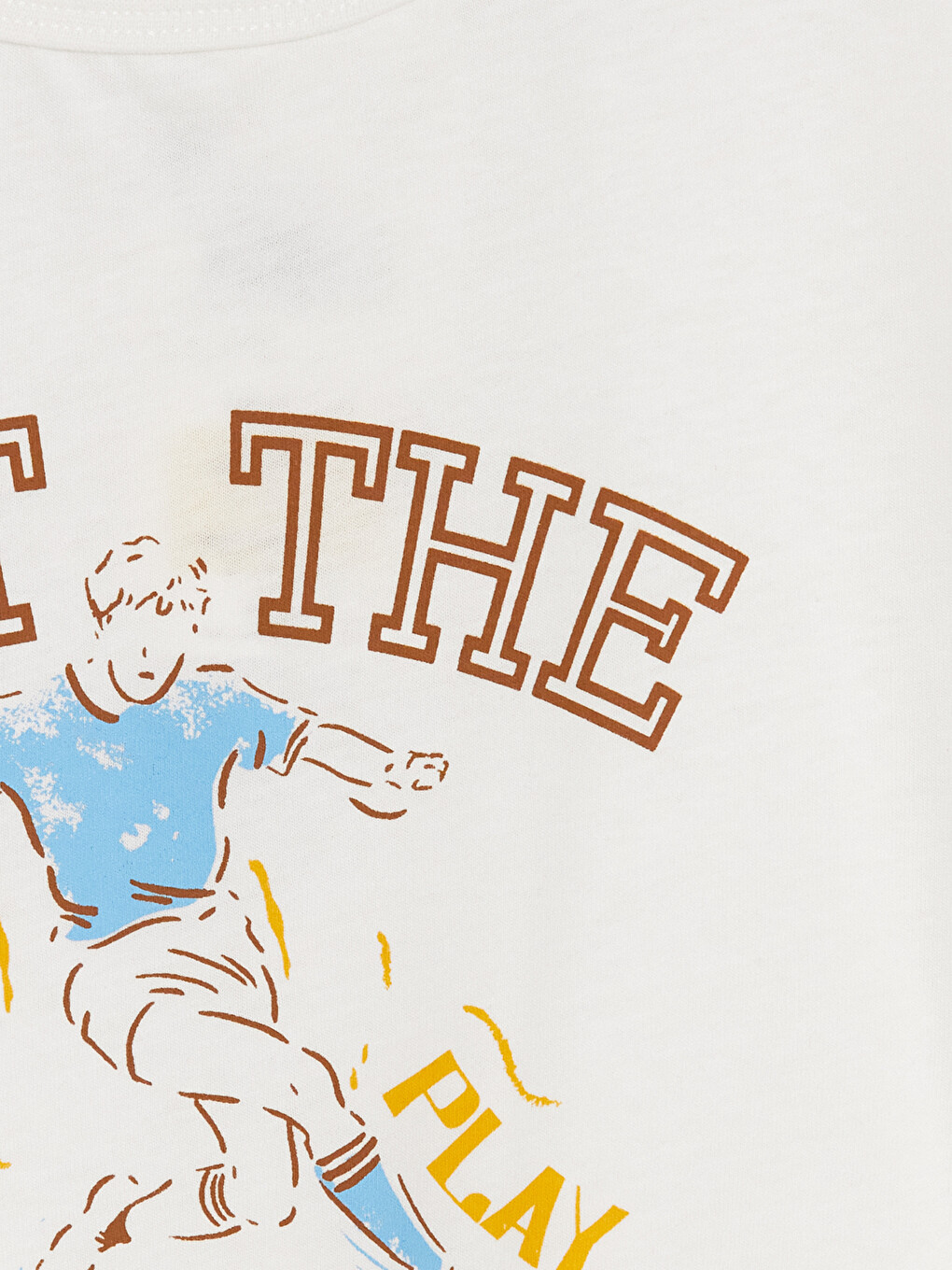 Crew Neck Printed Boys' T-shirt-3