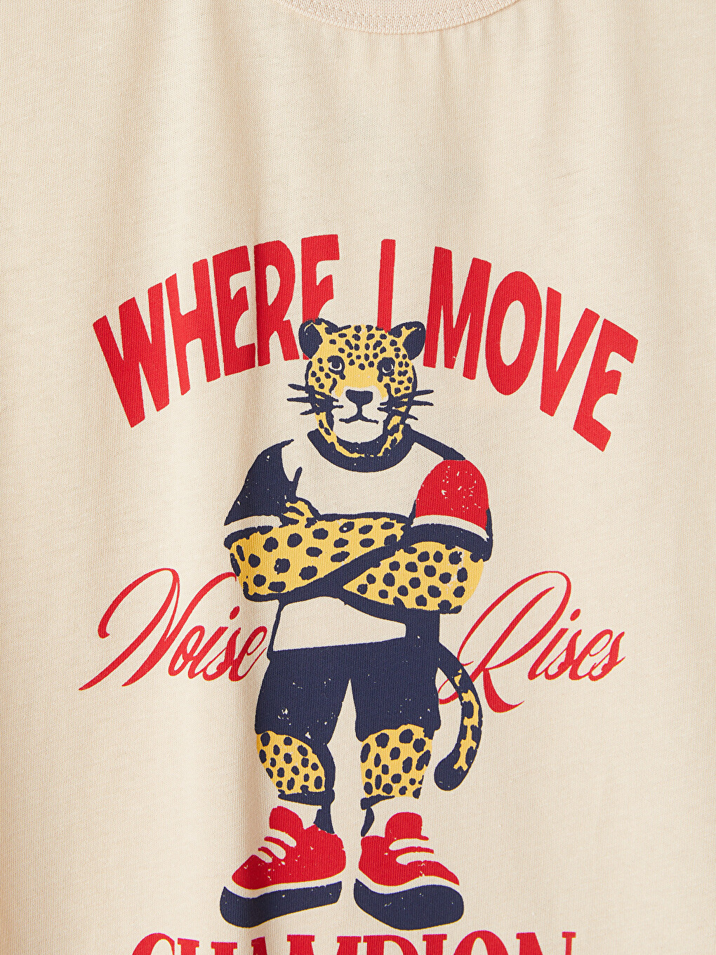 Djalë Bezhe T-shirt-1