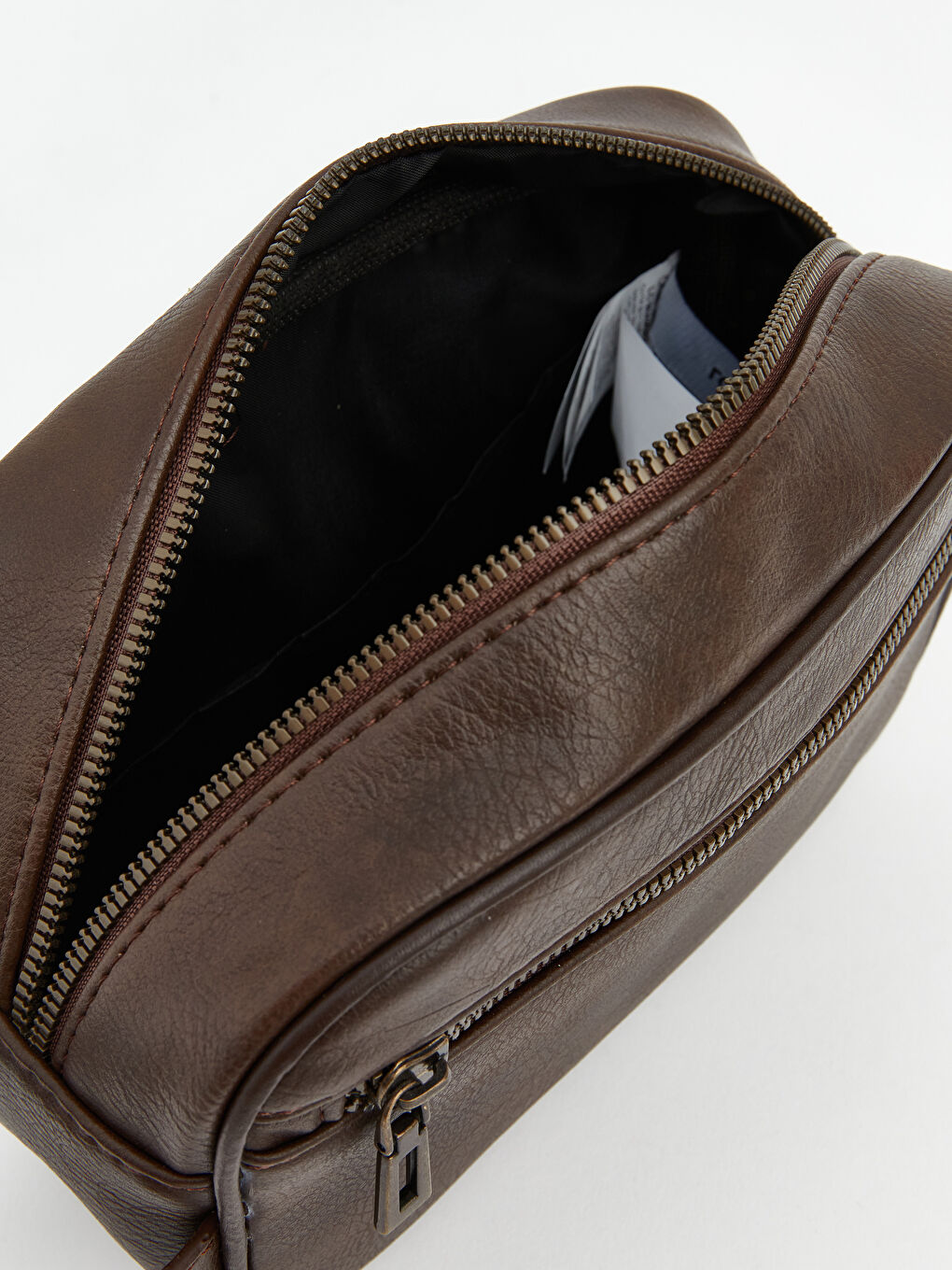 Kahverengi Deri Görünümlü Erkek El Çantası-2