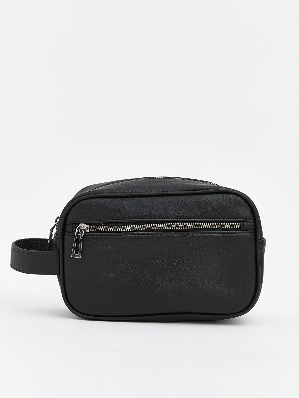 Siyah Deri Görünümlü Erkek El Çantası