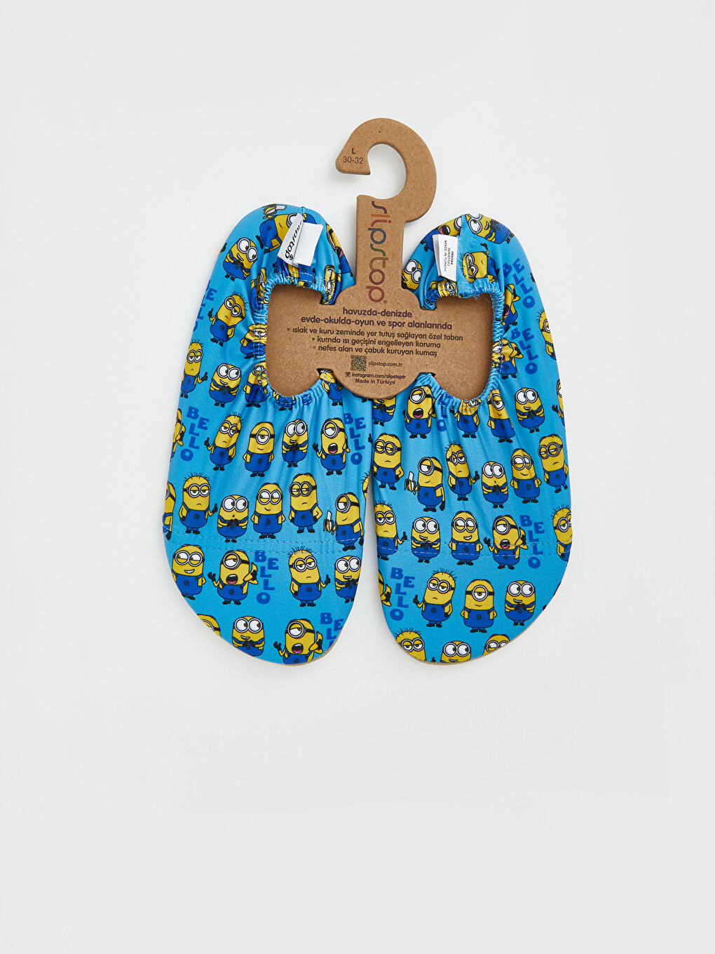 Mavi Minions Baskılı Erkek Çocuk Deniz Ayakkabısı