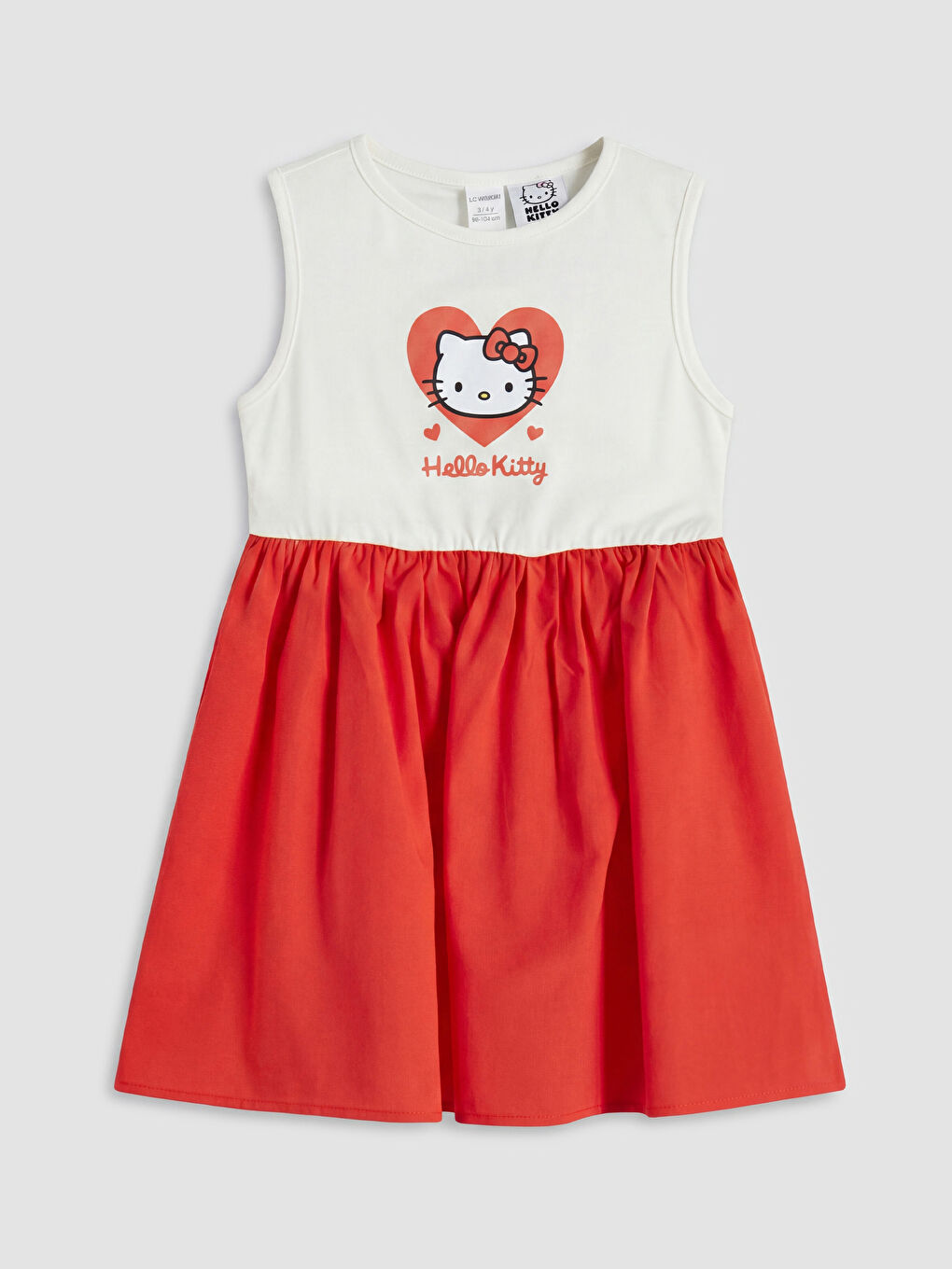 فستان بناتي مطبوع من Hello Kitty