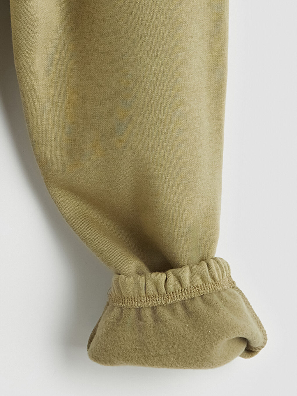 Haki Polo Yaka Baskılı Erkek Çocuk Kalın Eşofman Takımı-3