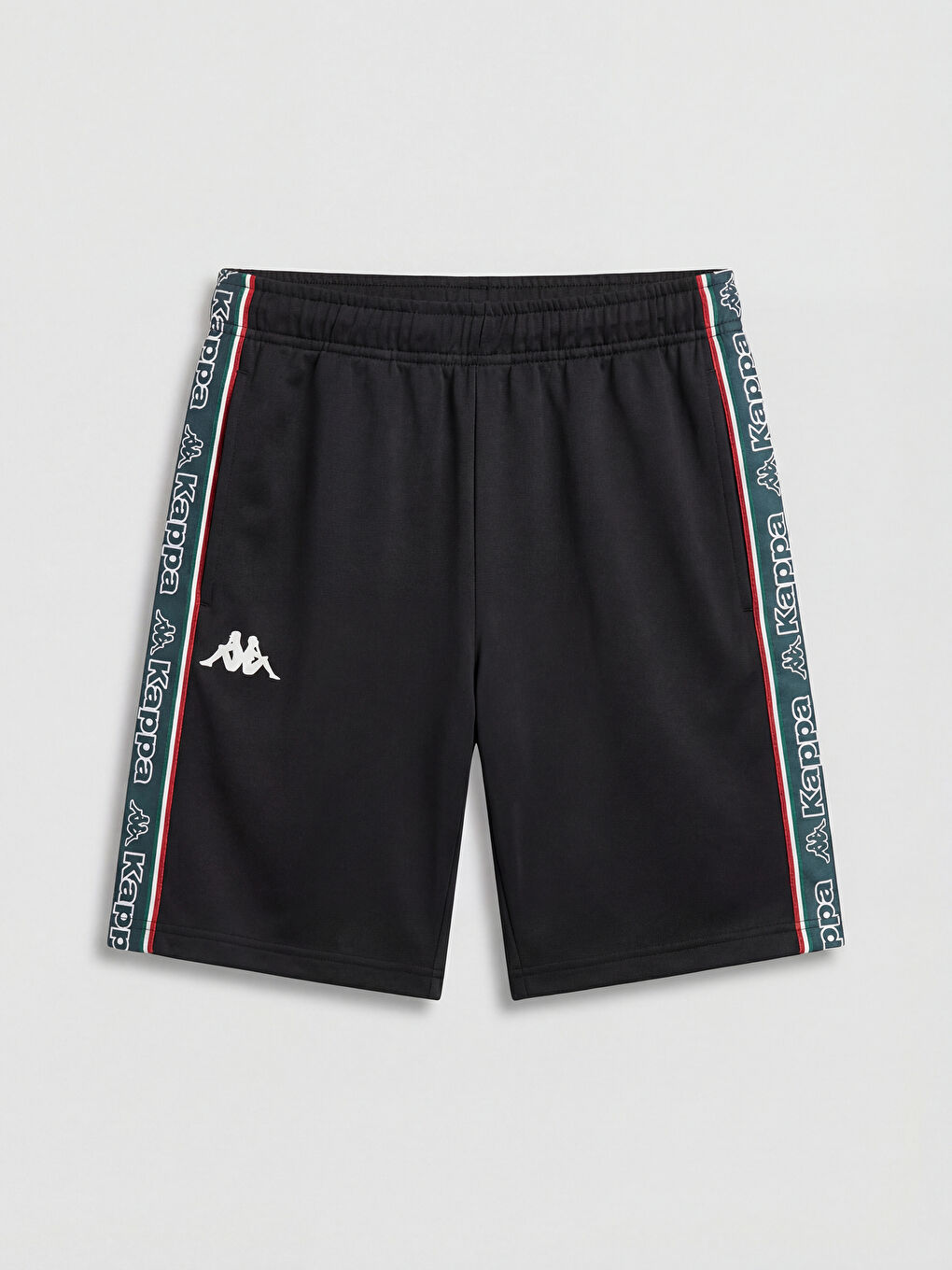 Siyah Standart Kalıp Unisex Spor Şort-3