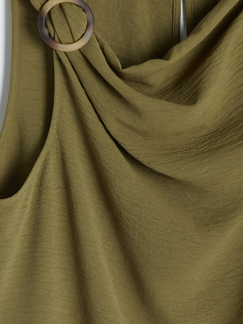 Cowl Neck Ruched Blouse-6