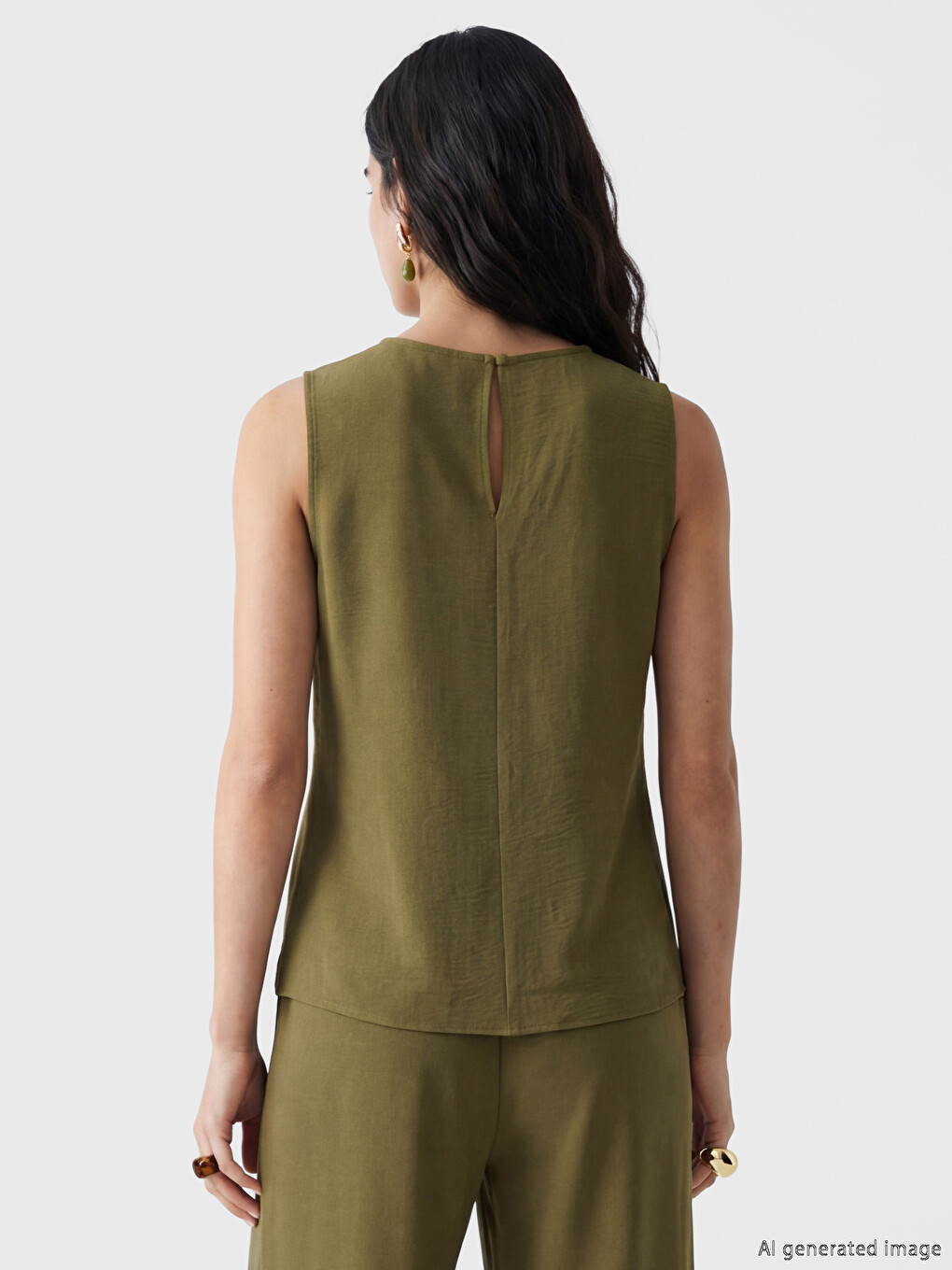 Cowl Neck Ruched Blouse-3