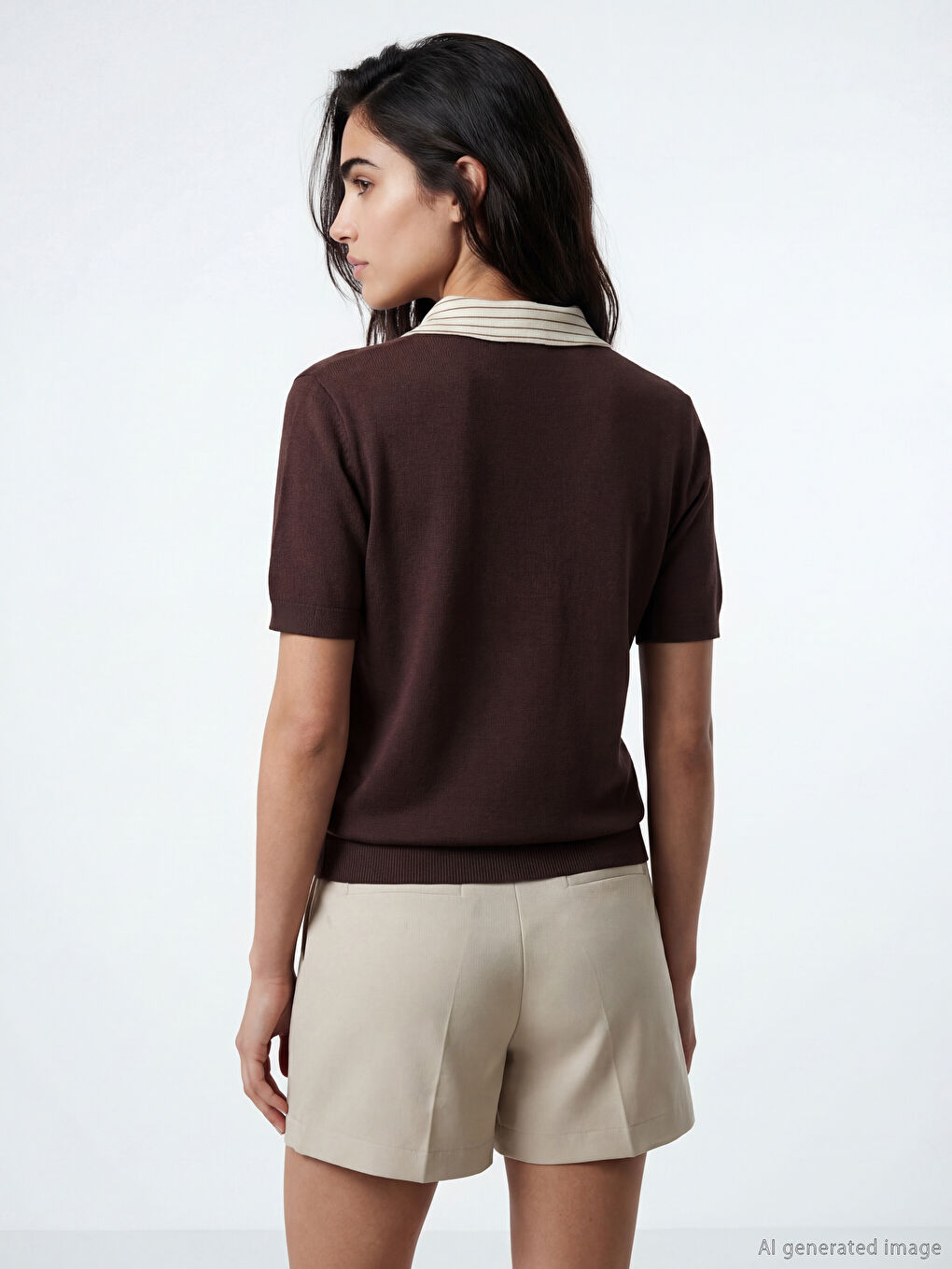 Woman BROWN Sweater-1