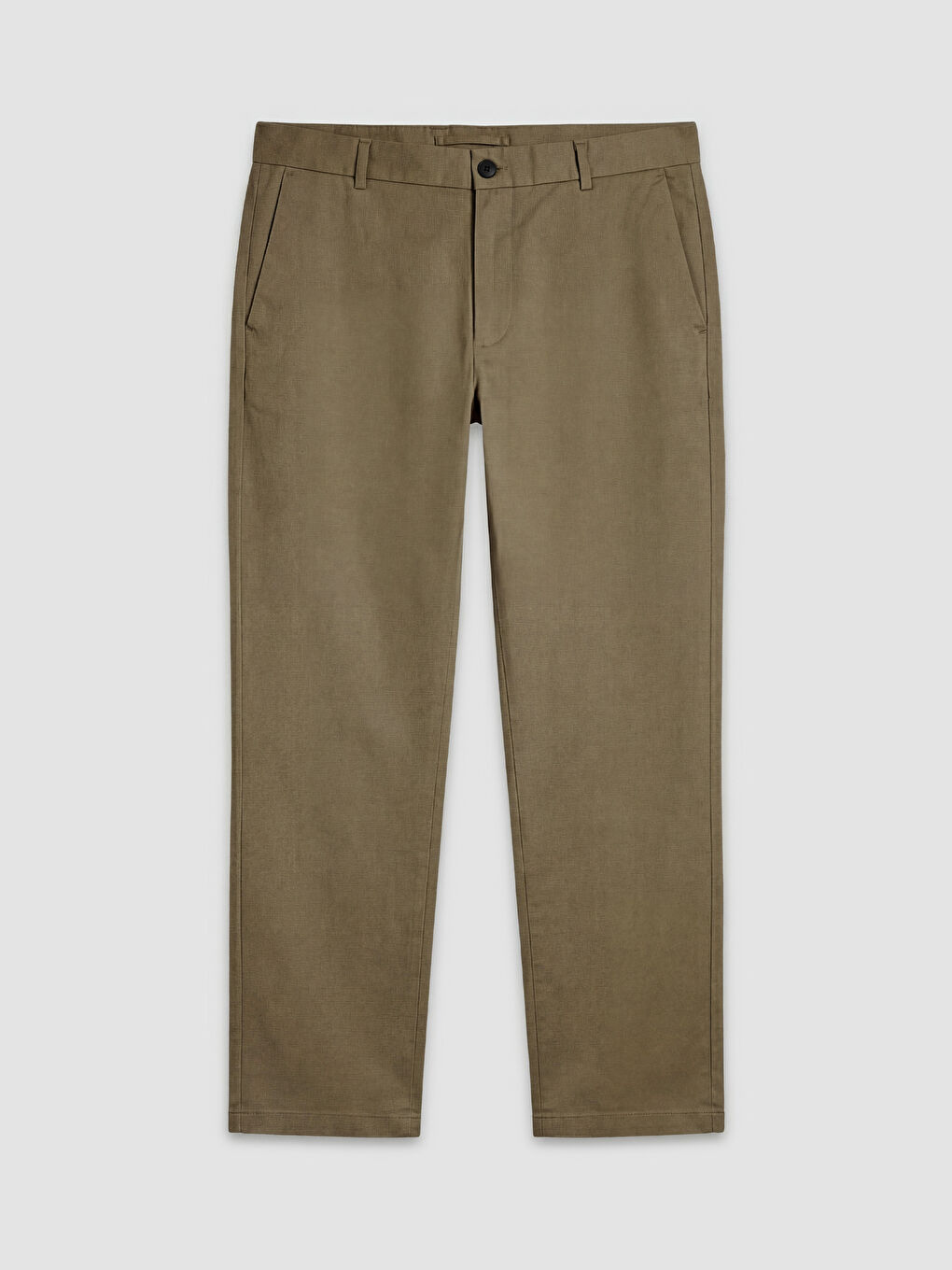 Haki Standart Kalıp Erkek Gabardin Pantolon-3