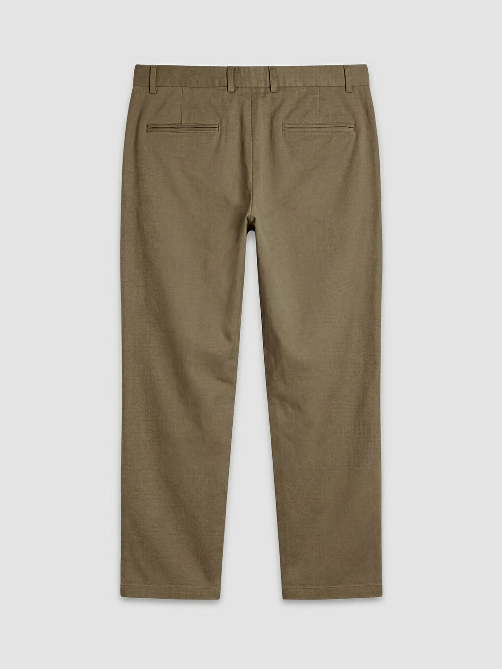 Haki Standart Kalıp Erkek Gabardin Pantolon-4