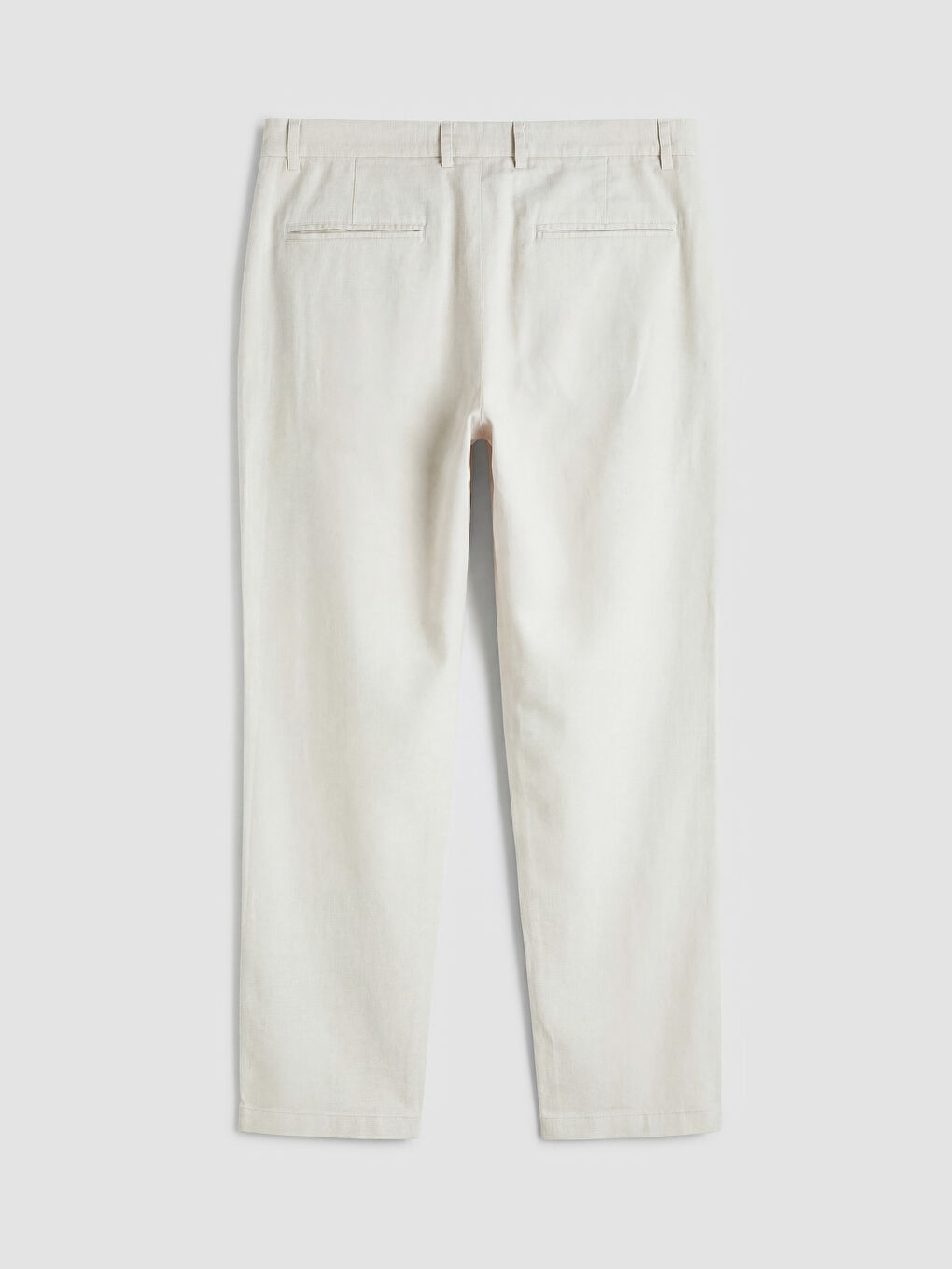 Bej Standart Kalıp Erkek Gabardin Pantolon-1