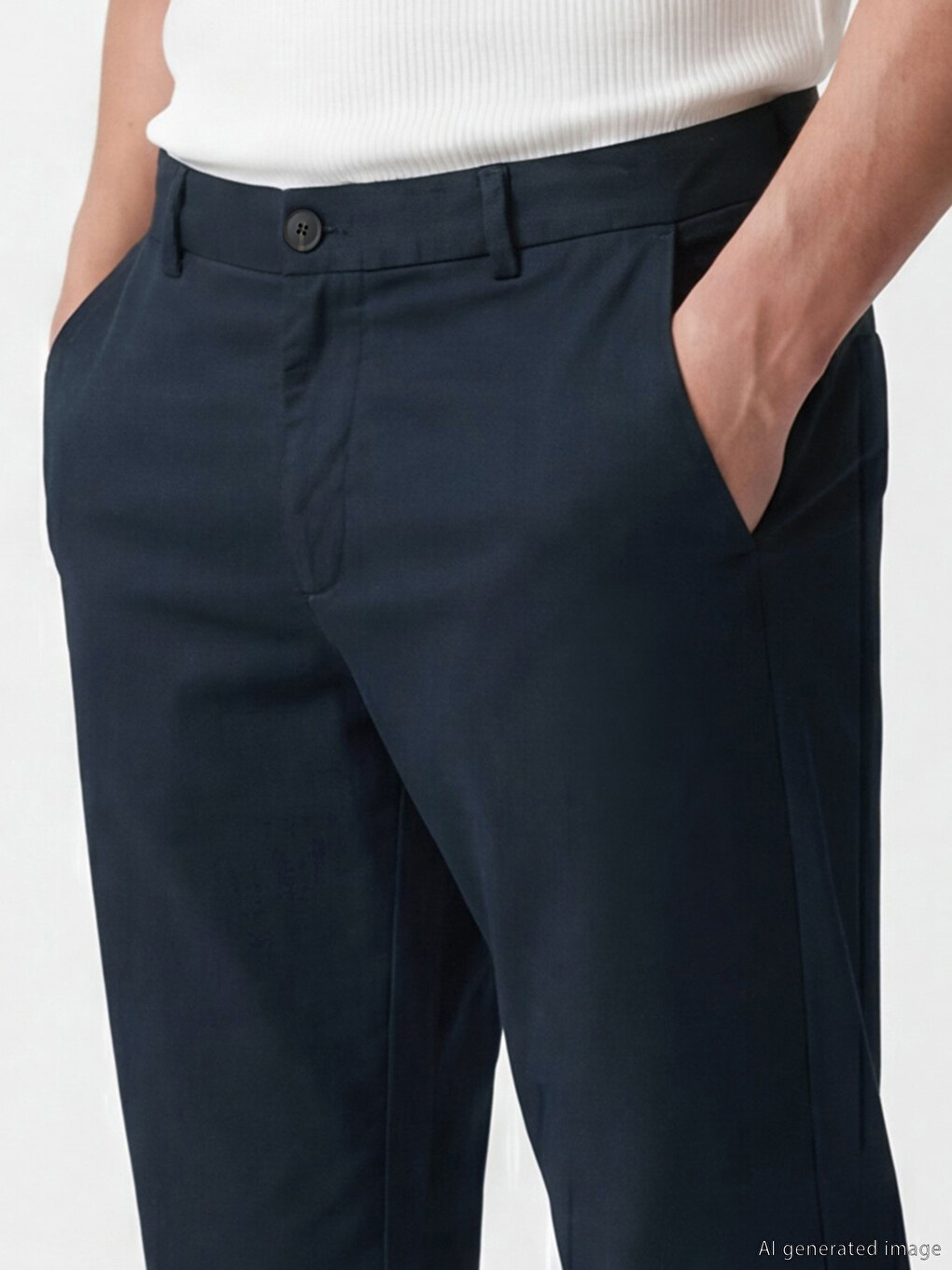Man NAVY Trousers-2
