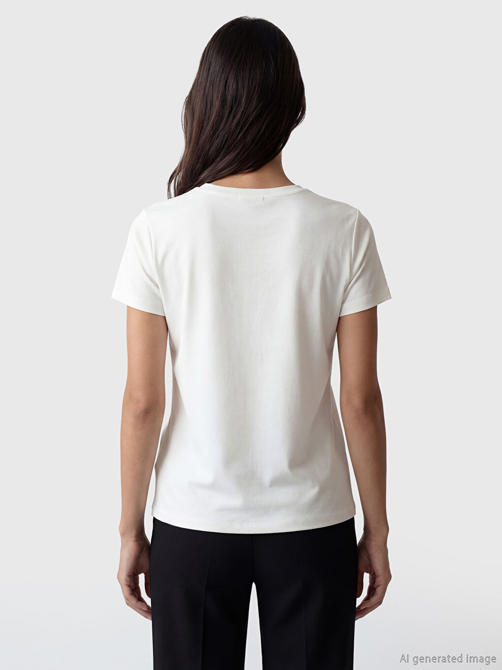 Woman ECRU T-Shirt-3