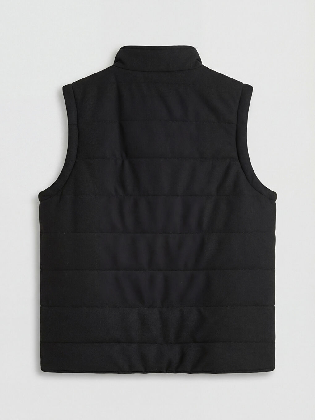 Siyah Slim Fit Dik Yaka Erkek Yelek-6