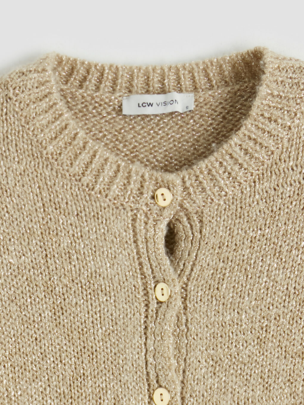 Karışık Bisiklet Yaka Kadın Triko Hırka-2