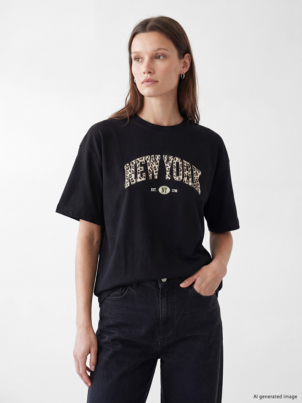 Printed 100% Cotton Women's T-Shirt