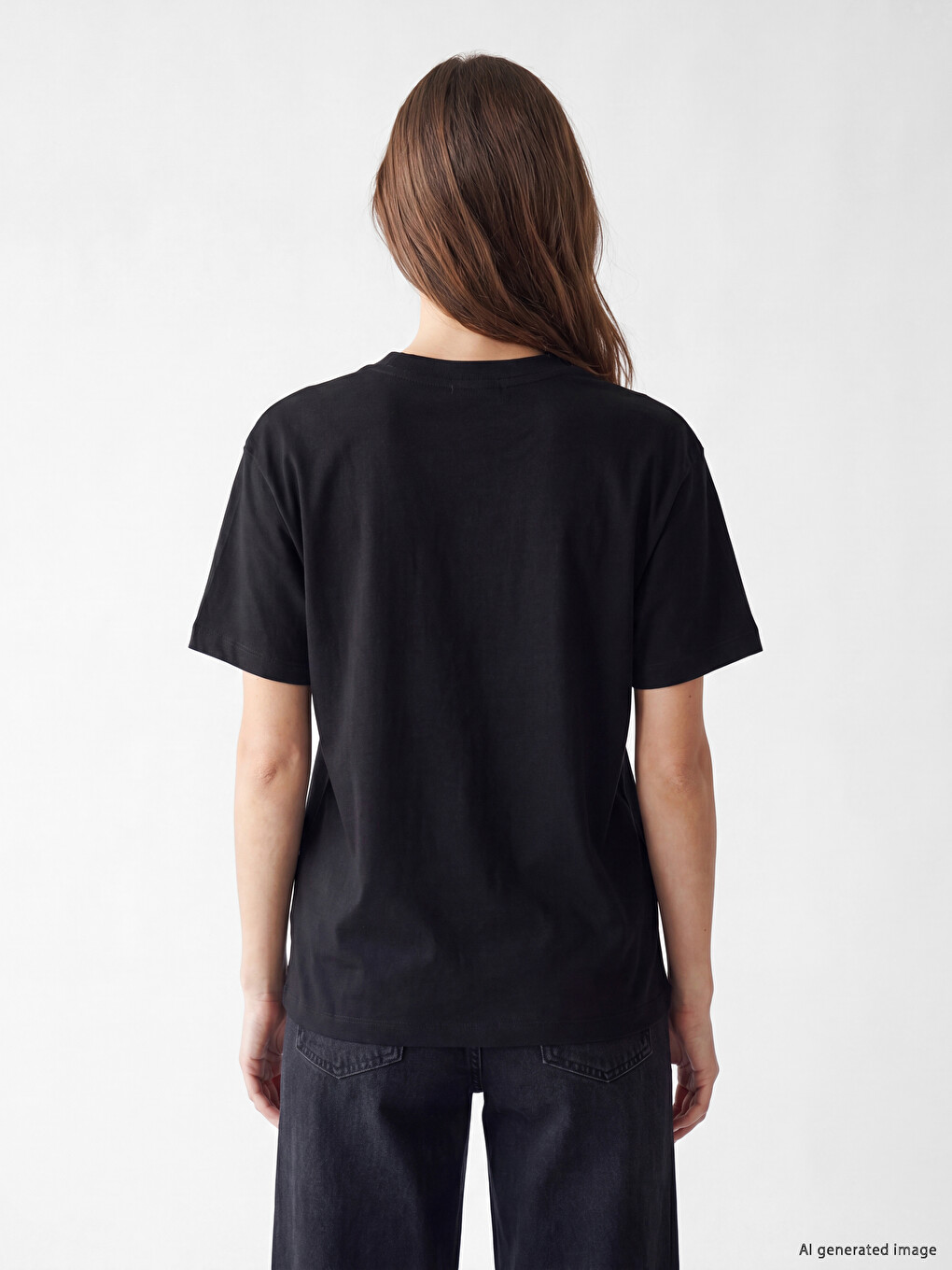 Printed 100% Cotton Women's T-Shirt-3