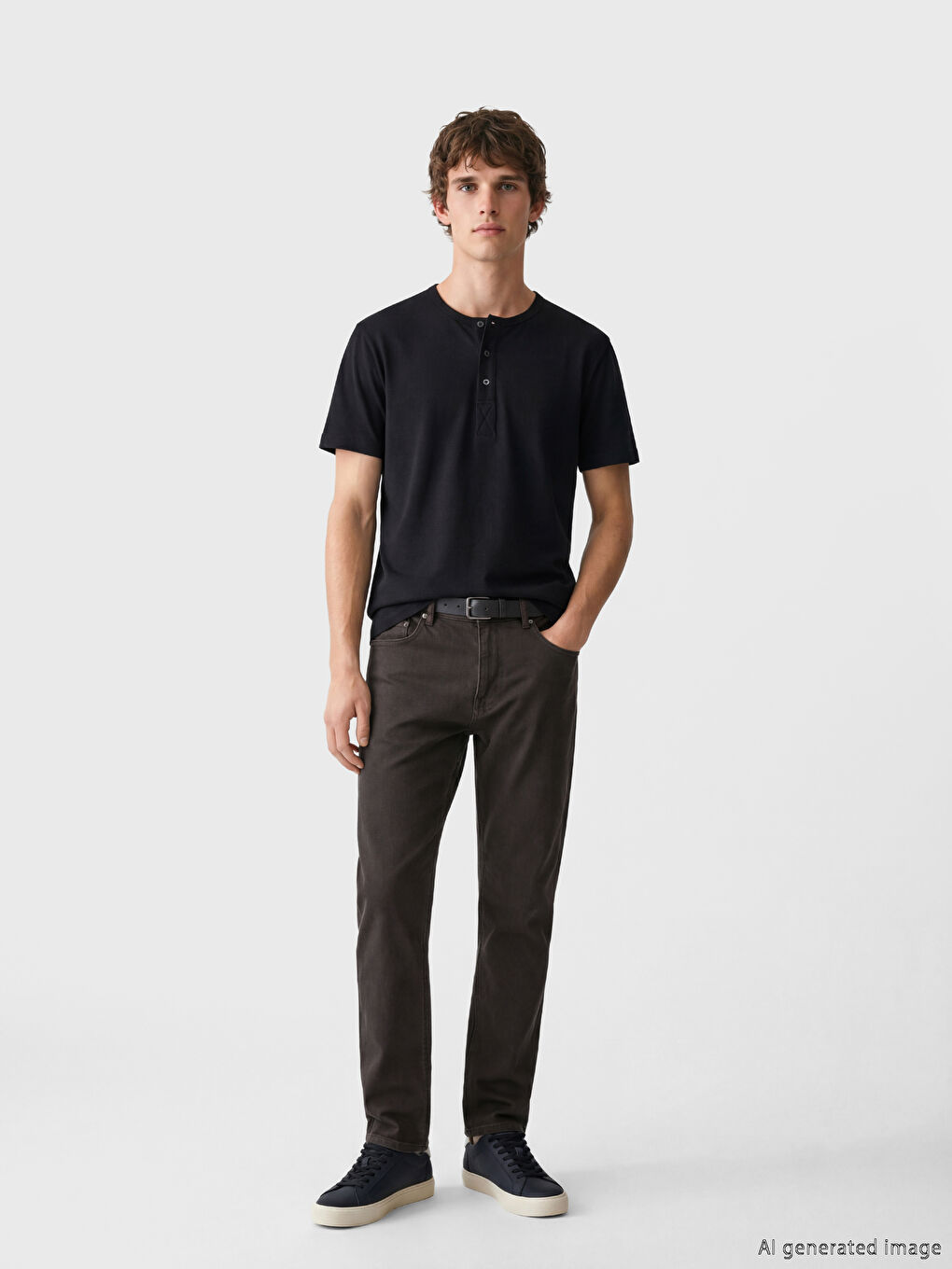 Kahverengi 779 Regular Fit Erkek Jean Pantolon