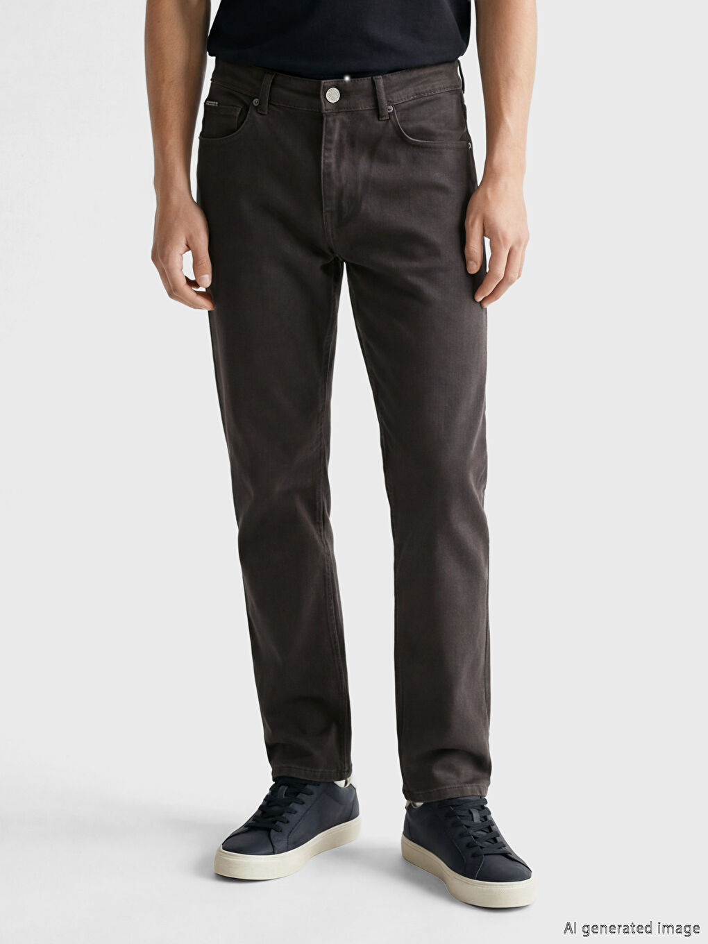 Kahverengi 779 Regular Fit Erkek Jean Pantolon-1