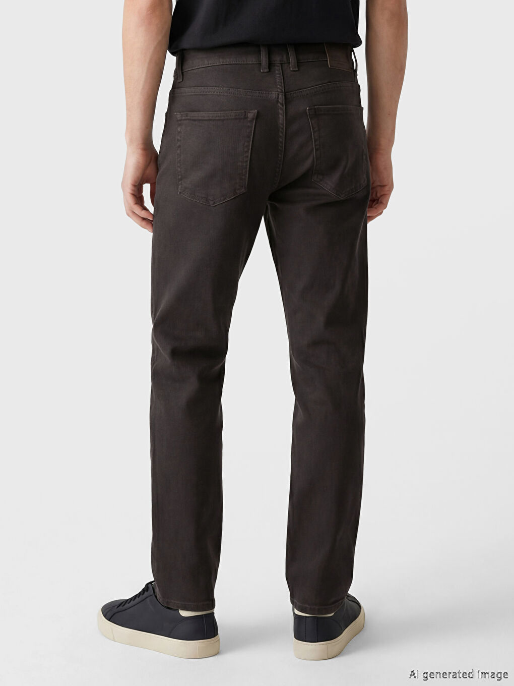 Kahverengi 779 Regular Fit Erkek Jean Pantolon-2