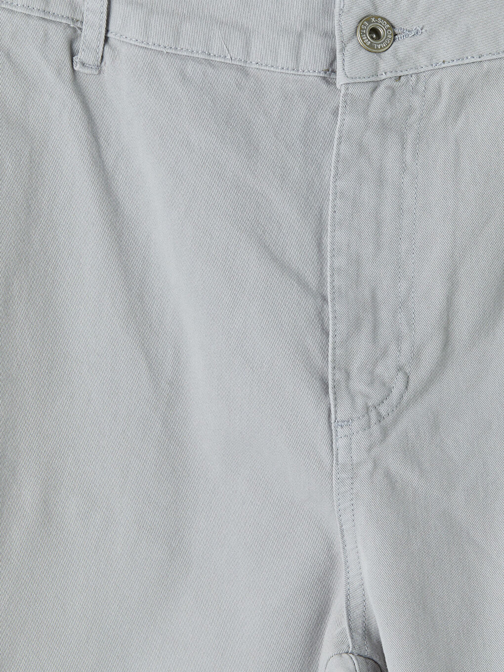 Gri Regular Fit Gabardin Erkek Pantolon-2